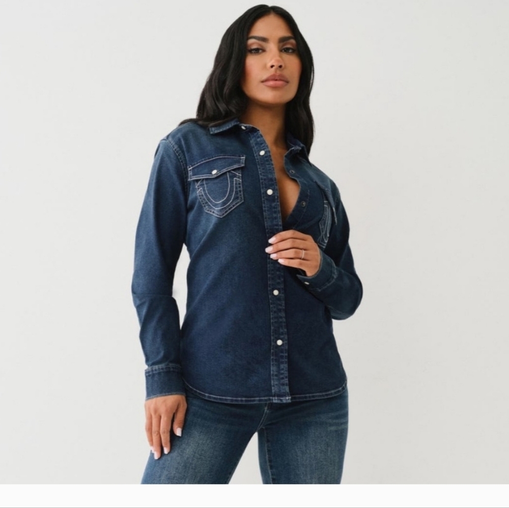True Religion Georgia Denim Shirt